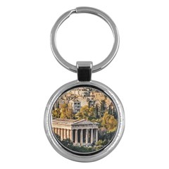 Athens Aerial View Landscape Photo Key Chain (round)