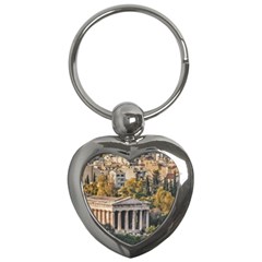 Athens Aerial View Landscape Photo Key Chain (heart) by dflcprintsclothing