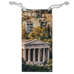 Athens Aerial View Landscape Photo Jewelry Bag by dflcprintsclothing