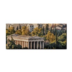 Athens Aerial View Landscape Photo Hand Towel by dflcprintsclothing