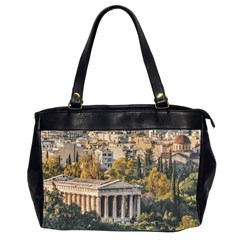 Athens Aerial View Landscape Photo Oversize Office Handbag (2 Sides) by dflcprintsclothing