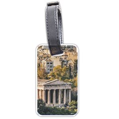 Athens Aerial View Landscape Photo Luggage Tag (one Side) by dflcprintsclothing