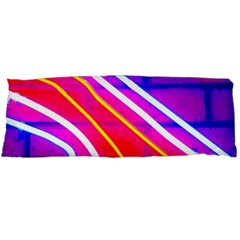 Pop Art Neon Lights Body Pillow Case (dakimakura) by essentialimage365