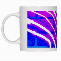Pop Art Neon Wall White Mugs by essentialimage365