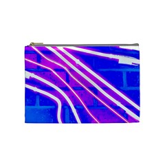 Pop Art Neon Wall Cosmetic Bag (medium) by essentialimage365