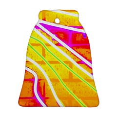 Pop Art Neon Wall Ornament (bell) by essentialimage365