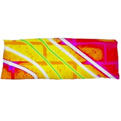 Pop Art Neon Wall Body Pillow Case (dakimakura) by essentialimage365