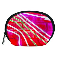 Pop Art Neon Wall Accessory Pouch (medium) by essentialimage365