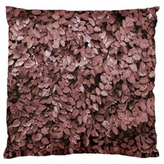 Red Leaves Photo Pattern Large Cushion Case (one Side) by dflcprintsclothing