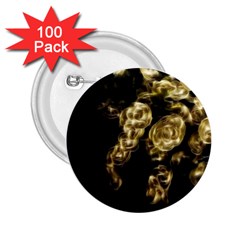 Bud Gilt  2 25  Buttons (100 Pack) 