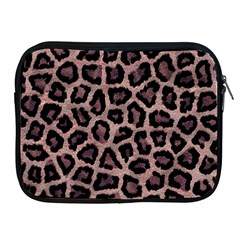 Realistic Leopard Fur Pattern, Brown, Black Spots Apple Ipad 2/3/4 Zipper Cases by Casemiro