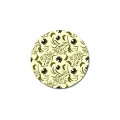 Folk flowers art pattern Floral abstract surface design  Seamless pattern Golf Ball Marker (10 pack)