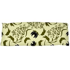 Folk flowers art pattern Floral abstract surface design  Seamless pattern Body Pillow Case (Dakimakura)