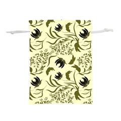 Folk flowers art pattern Floral abstract surface design  Seamless pattern Lightweight Drawstring Pouch (S)