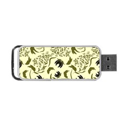 Folk Flowers Art Pattern Floral Abstract Surface Design  Seamless Pattern Portable Usb Flash (one Side) by Eskimos