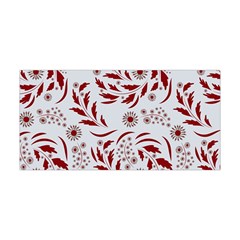 Folk Flowers Art Pattern Floral Abstract Surface Design  Seamless Pattern Yoga Headband by Eskimos