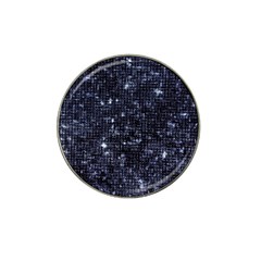 Geometric Dark Blue Abstract Print Pattern Hat Clip Ball Marker (4 Pack) by dflcprintsclothing