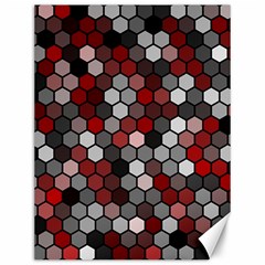 Hexagonal Blocks Pattern, Mixed Colors Canvas 12  X 16  by Casemiro