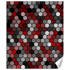 Hexagonal Blocks Pattern, Mixed Colors Canvas 20  X 24  by Casemiro