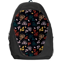 Rose Floral Backpack Bag by tmsartbazaar