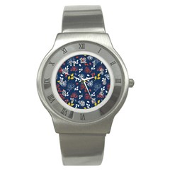 Beautiful Rose Stainless Steel Watch by tmsartbazaar