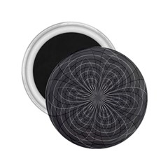 Abstract Spirals, Spiral Abstraction, Gray Color, Graphite 2 25  Magnets by Casemiro