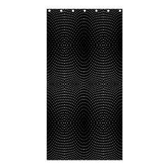 Black And White Kinetic Design Pattern Shower Curtain 36  X 72  (stall)  by dflcprintsclothing