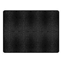 Black And White Kinetic Design Pattern Double Sided Fleece Blanket (small)  by dflcprintsclothing