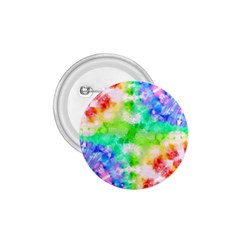 Tie Die Look Rainbow Pattern 1 75  Buttons