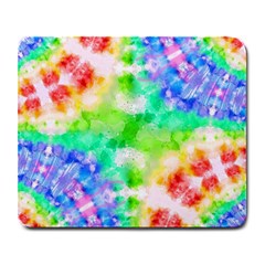 Tie Die Look Rainbow Pattern Large Mousepads by myblueskye777