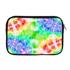 Tie Die Look Rainbow Pattern Apple Macbook Pro 17  Zipper Case by myblueskye777