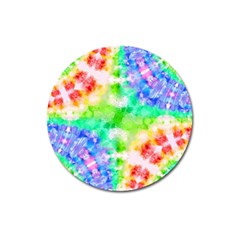 Fpd Batik Rainbow Pattern Magnet 3  (round) by myblueskye777