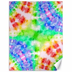 Fpd Batik Rainbow Pattern Canvas 18  X 24  by myblueskye777