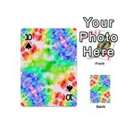 Fpd Batik Rainbow Pattern Playing Cards 54 Designs (Mini) Front - Spade10