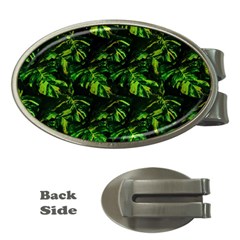 Jungle Camo Tropical Print Money Clips (oval)  by dflcprintsclothing