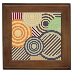 Circular Pattern Framed Tile