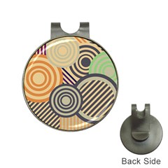 Circular Pattern Hat Clips with Golf Markers