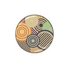 Circular Pattern Hat Clip Ball Marker by designsbymallika