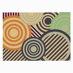 Circular Pattern Large Glasses Cloth (2 Sides)