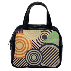 Circular Pattern Classic Handbag (One Side)