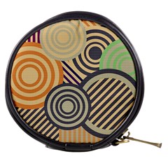 Circular Pattern Mini Makeup Bag