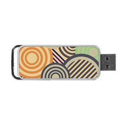 Circular Pattern Portable USB Flash (One Side)