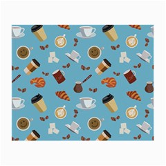 Coffee Time Small Glasses Cloth by SychEva