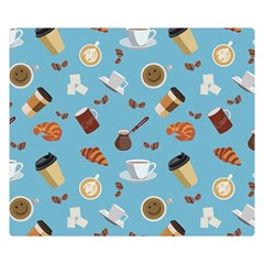 Coffee Time Double Sided Flano Blanket (small)  by SychEva