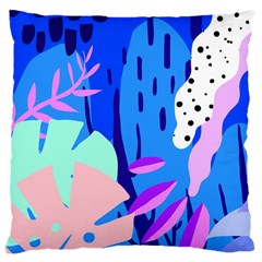 Aquatic Surface Patterns Large Cushion Case (one Side) by Designops73