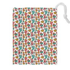 Cactus Love Drawstring Pouch (4xl) by designsbymallika