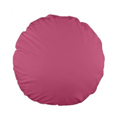 Aurora Pink Standard 15  Premium Flano Round Cushions by FabChoice