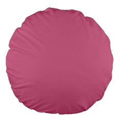 Aurora Pink Large 18  Premium Flano Round Cushions by FabChoice