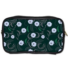 Folk Flowers Art Pattern Floral  Surface Design  Seamless Pattern Toiletries Bag (one Side) by Eskimos