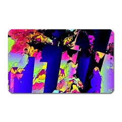 Neon Aggression Magnet (rectangular) by MRNStudios